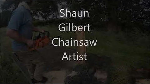 Shaun Gilbert quick chainsaw carve of an owl