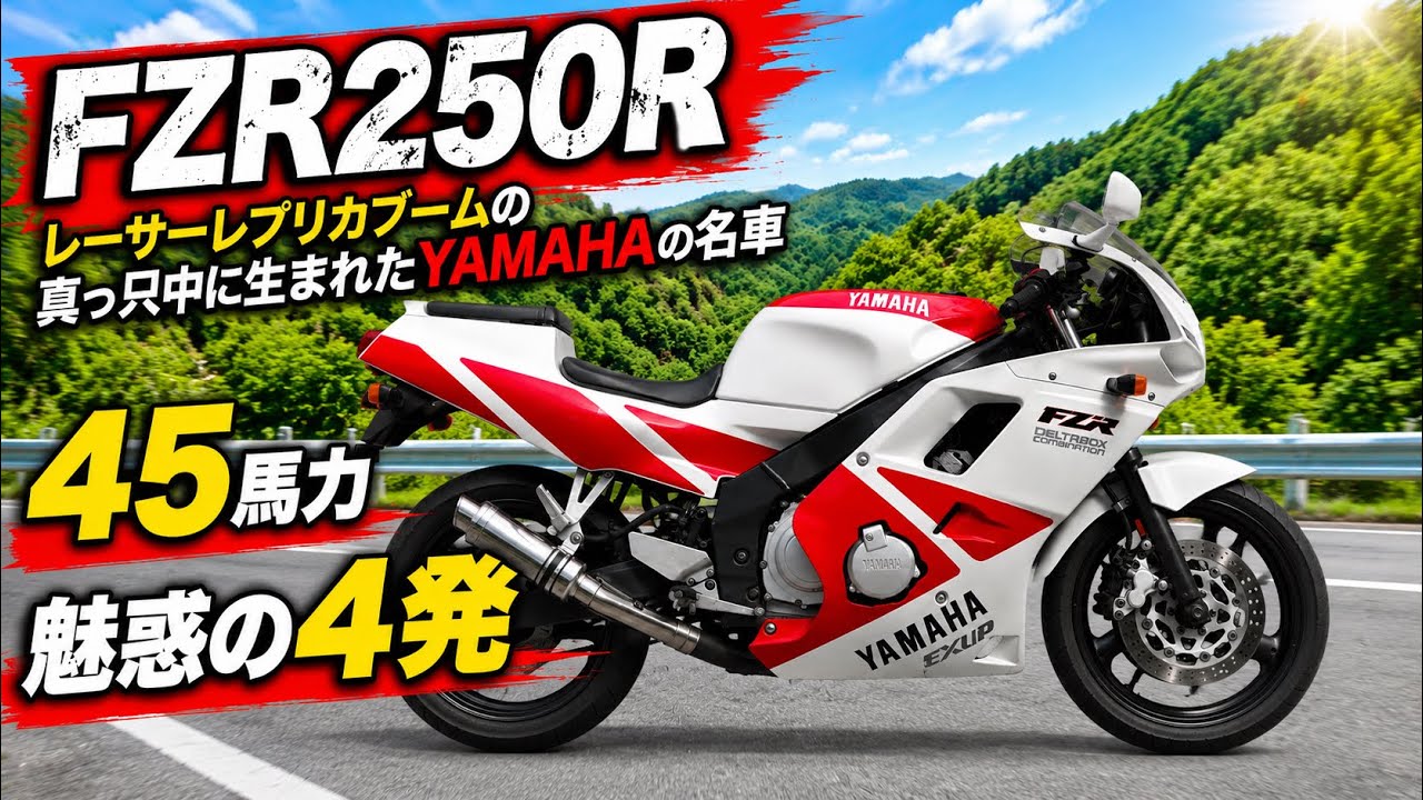 FZR250R/3LN】をヤフオクに出品しますので紹介します - YouTube