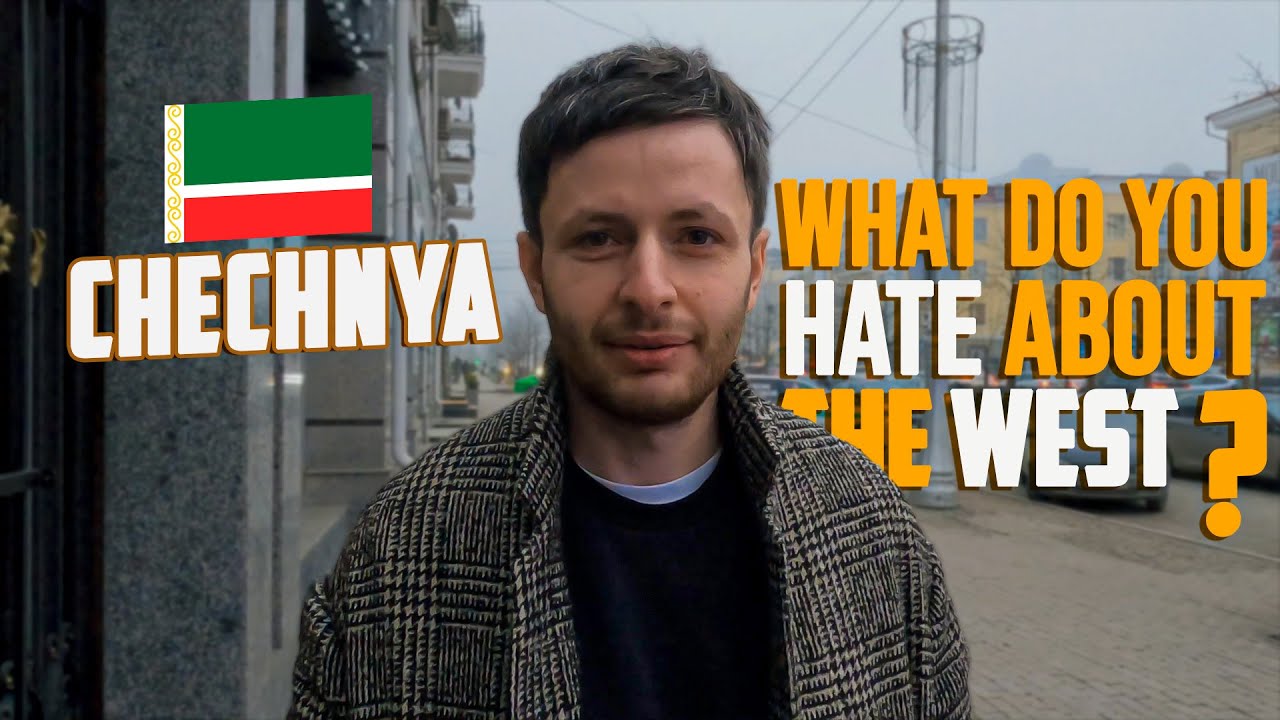 WHY CHECHENS HATE the West .. (street interview)