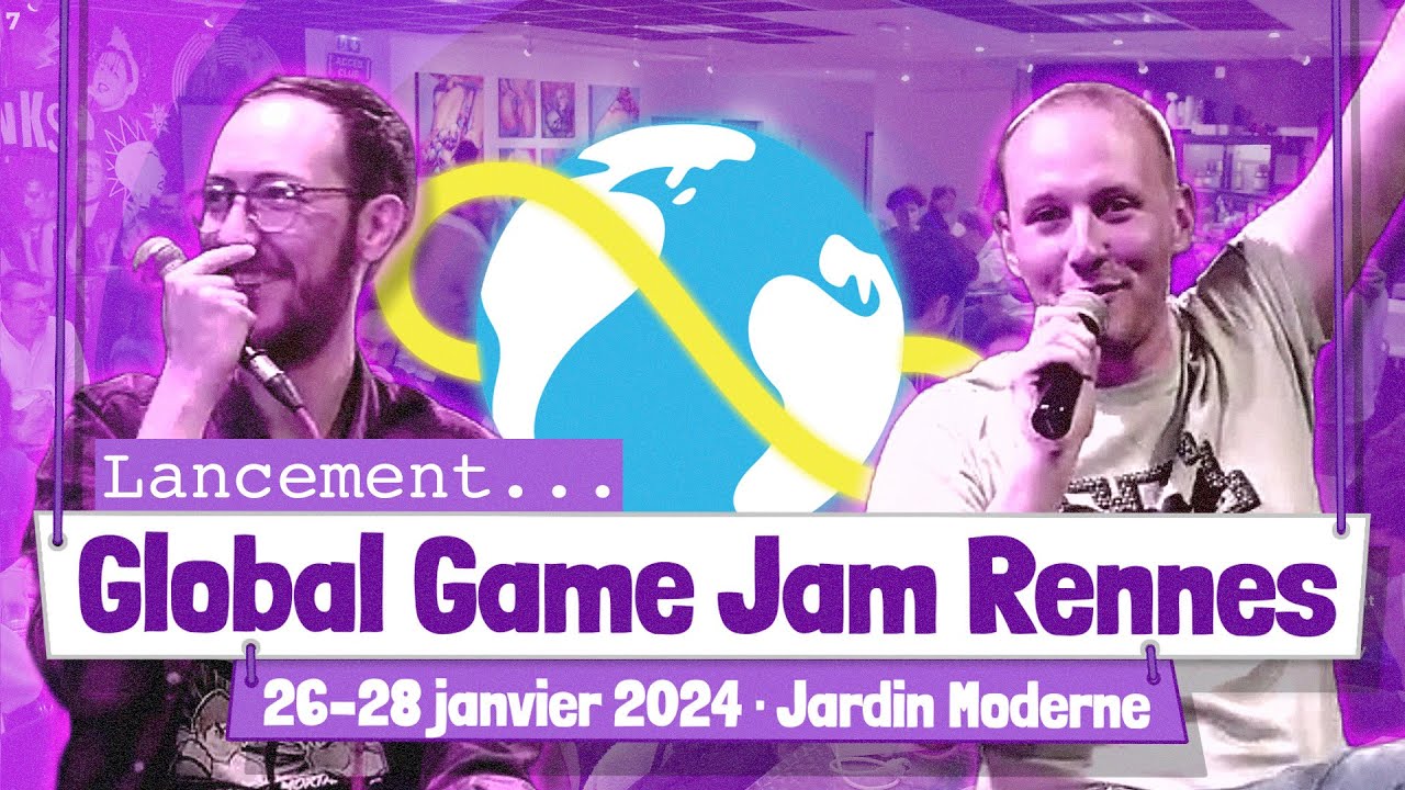 🌍 Lancement, thème et brainstorm de la GLOBAL GAME JAM Rennes 2024 ...