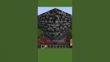 how to break bedrock in 0.34 sec by Pepenos #pepenos #pepenosminecraft #pepenoshort