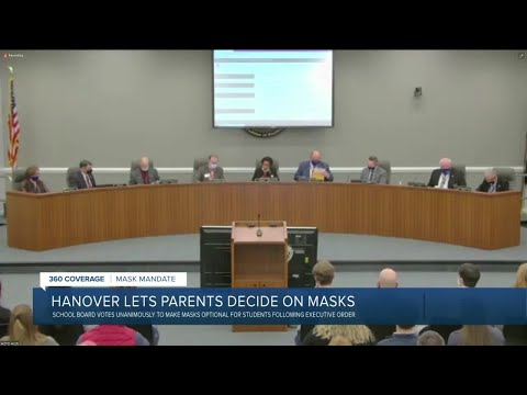 Hanover Schools votes to let parents decide on masks