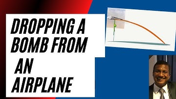 Dropping a bomb from an airplane
