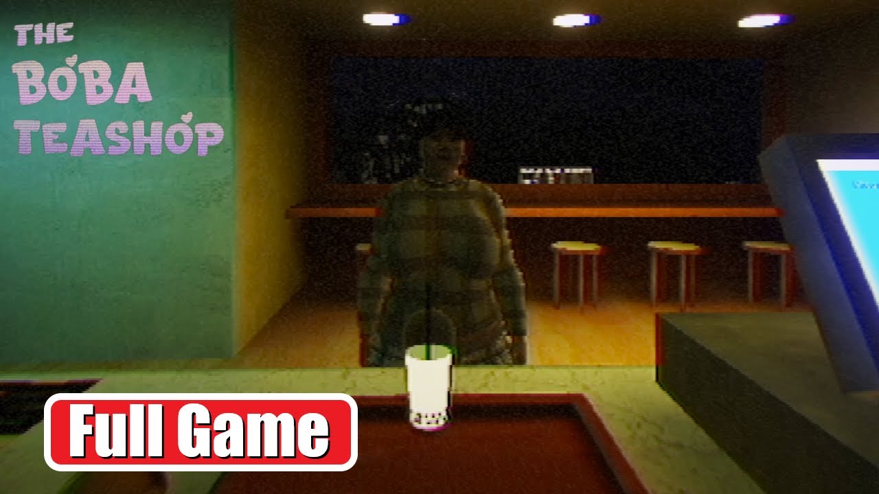 The Boba Teashop Full Gameplay 👁️ Indie Horror Game No Commentary