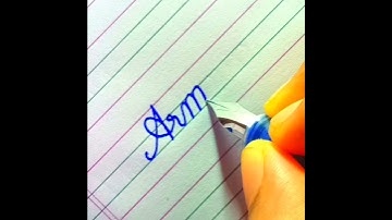 "Arman" ❤️ अति सुंदर name in cursive writing | Name writing  #shorts #ytshorts #shortvideo #viral