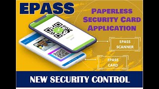 Introduction to Epass Security Card - Electronic remote personnel entry security card application. screenshot 1