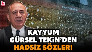 5 Bin Polisle Chp Il Binasına Giren Kayyum Gürsel Tekinden, Medyaya Yönelik Haddini Aşan Ifadeler