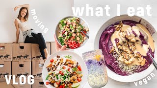 What I Eat in a Day or Two + VLOG / vegan, leaving the apartment, shipping our stuff to Malaga 📦