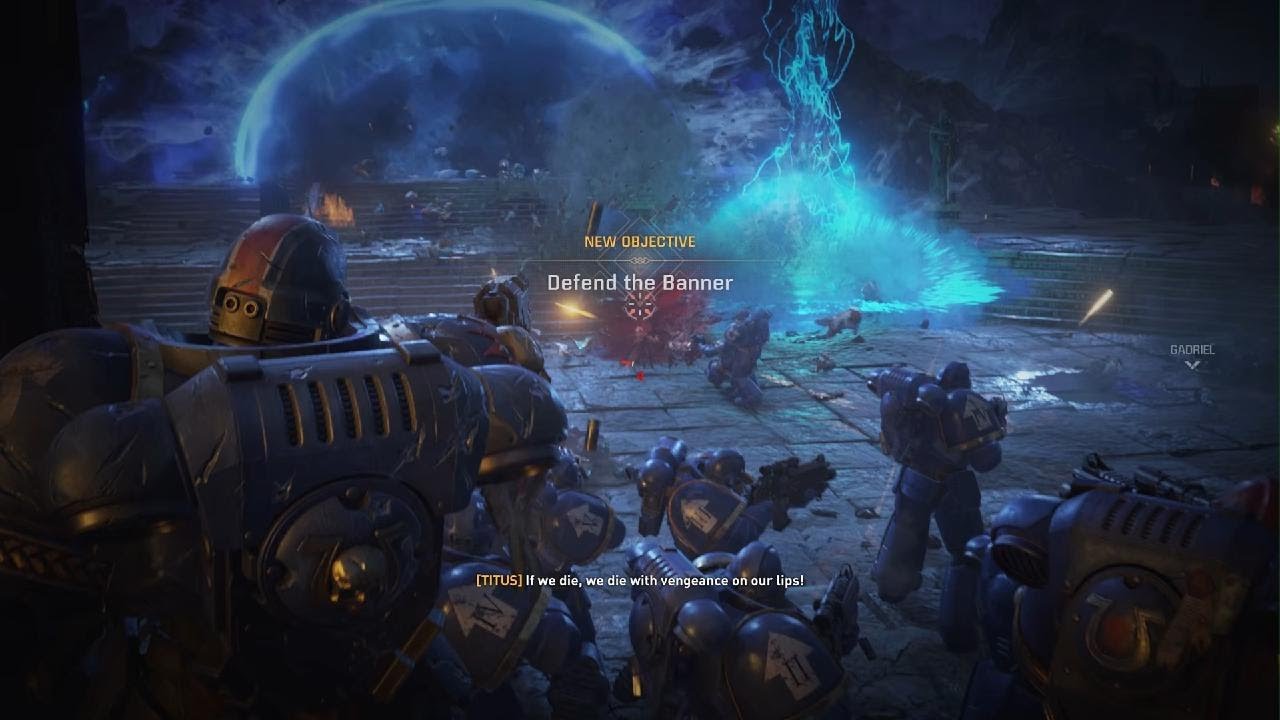 Warhammer 40000: Space Marine 2 Defend the banner Redone - YouTube