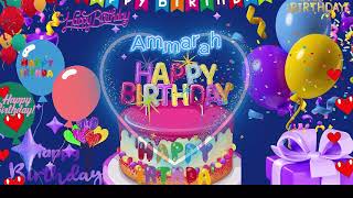 Ammarah Happy Birthday