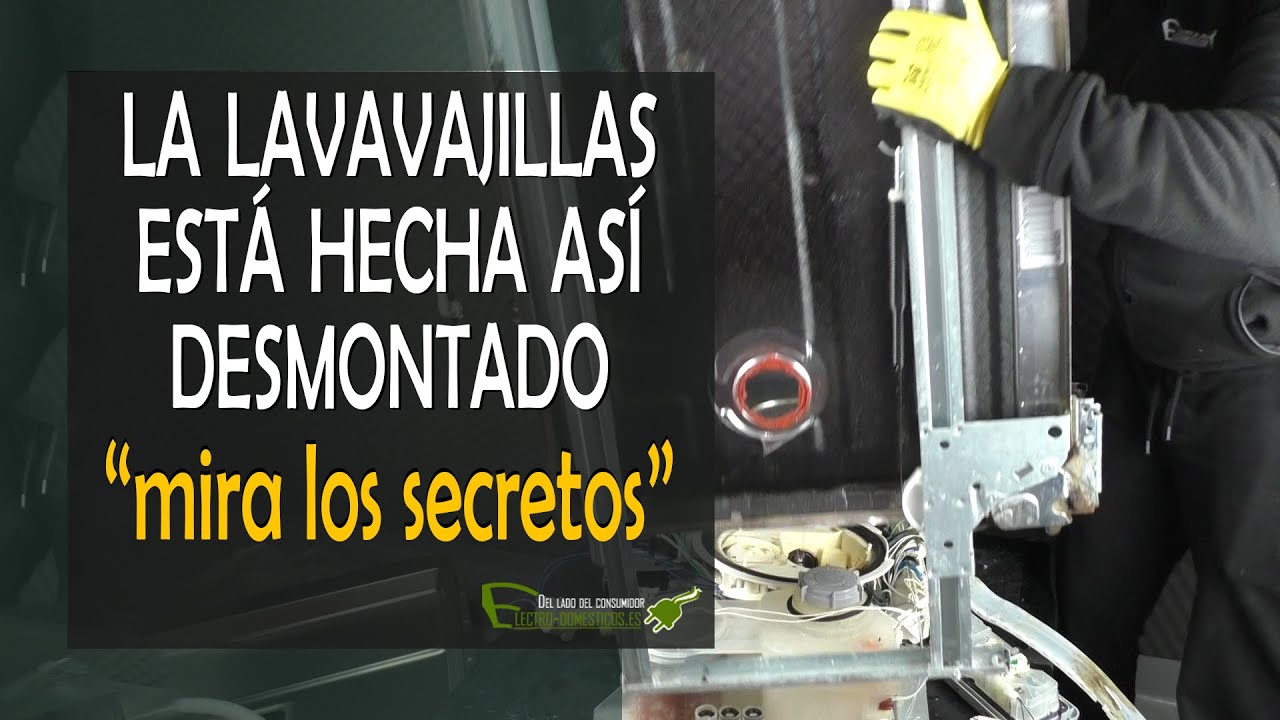 La lavavajillas está hecha así