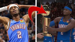 I Fixed The OKC Thunder in NBA 2K24... | OKC Thunder Rebuild