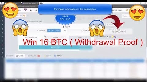 BitSler Script 2018 / Win 16 BTC ( Withdrawal Proof ) New Version Bictoin Win