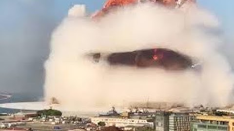 Beirut explosion Video shows new angle of the massive blast