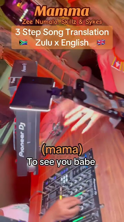 Mamma - Zee Nxumalo, Skillz, Sykes 3 Step English Lyrics Translation  #msdee #3step #afrohouse