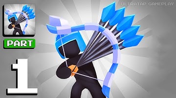 Merge Archers - Gameplay Walkthrough Part 1 - Unite Archers in Merge Play (iOS, Android)