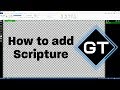 vMix GT- Adding scripture to your live video production