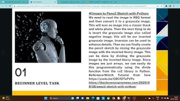 Image to Pencil Sketch with Python | Machine Learning Project | Lets Grow More