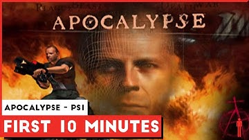The First 10 Minutes of Apocalypse - Playstation PS1 - Intro - Gameplay - Bruce Willis