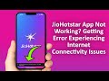 Fix JioHotstar Internet Connectivity Issue | Not Loading on Mobile Data & Wi-Fix