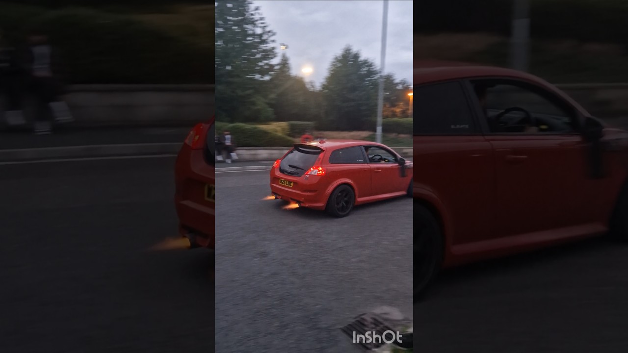 Flames From Volvo C30 Scared The Crap Out of Me!