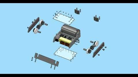 Robot "Tofu" Exploded View Animation