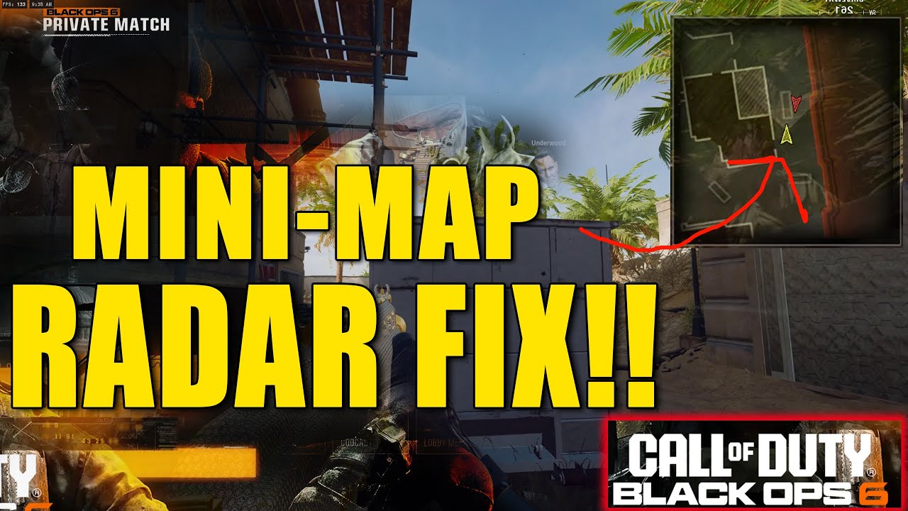 How To Fix RADAR MINI-MAP GLITCH In Call of Duty BLACK OPS 6 For ...
