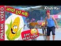 nepali prank - आयो दुधे मकै || funny/comedy prank || alish rai new prank || first time in nepal