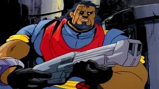 Bishop action scenes from the X-Men cartoons Compilation