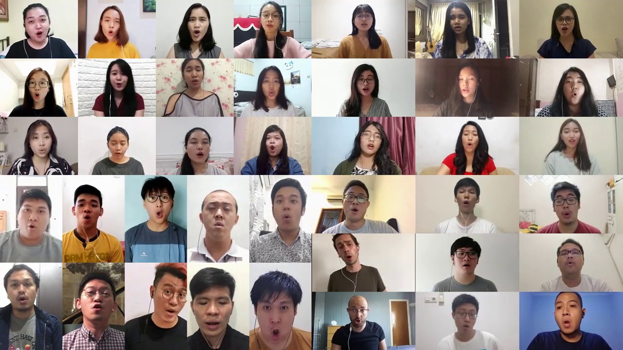 Tadeja Vulc - O Sapientia - Parahyangan Catholic University Choir (virtual choir version)