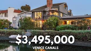 Property Tour: Waterfront Paradise in the Venice Canals for $3,495,000