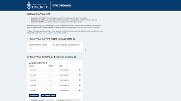 U of T GPA Calculator