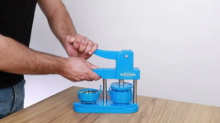 Nice2Have Button Maker Machines 2.25 inch (58mm) - How to Make a Pinback Button?