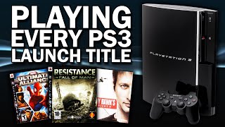 PLAYING EVERY PS3 LAUNCH GAME