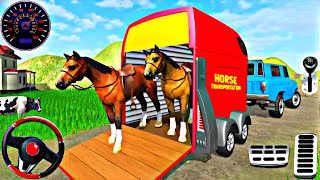 WILD HORSE TRANSPORT TRUCK SIM | SPEED UP TRUCK | 3D GRAPHICS | ANDROID GAME screenshot 3