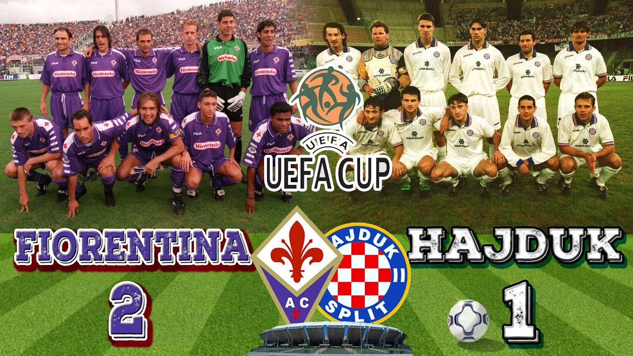 ⚽AC Fiorentina - Hajduk Split 2:1 UEFA CUP