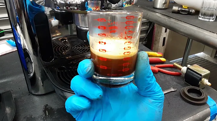 Slow water flow and steam coming out - La Pavoni pisa pa-35 - test