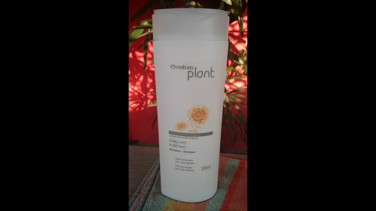 Recebido Natura Shampoo Plant Loiro Vivo YouTube
