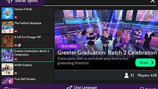 Avakin Life: Greeter Graduation: Batch 2 Celebration