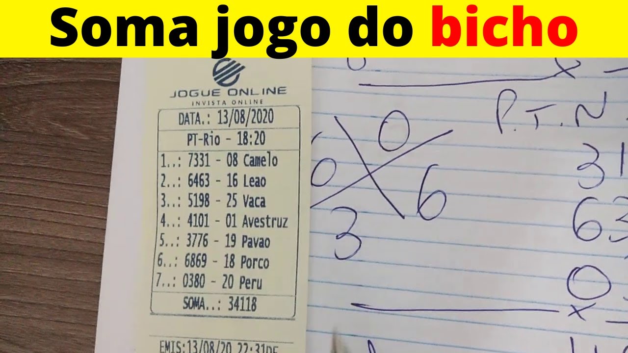 Pin em jogo do bicho