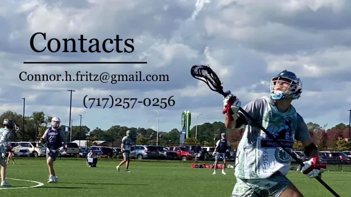 Connor Fritz(Cumberland Valley 2023) Fall 2021 Hig...