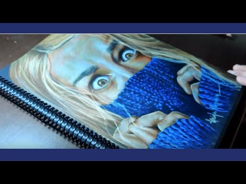 APRENDER A DESENHAR COM LEIDA NOGUEIRA - COLORED PENCIL PORTRAIT