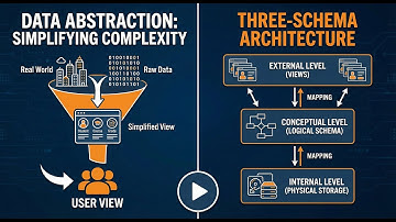 Data Abstraction in DBMS  | Three-Schema Architecture Simplified #dbms #btech