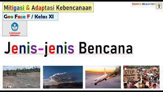 Jenisjenis Bencana kumer Geografi Kelas Xi