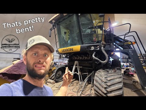 Trying to straighten our bent cylinder bars! 