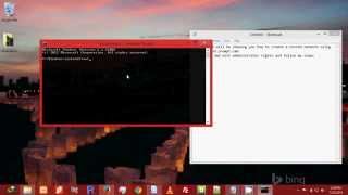 How to create a hosted network using the command prompt cmd Net Worth