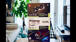 GPU Journey - Intel ARC A770 - RTX 4070 Super - RTX 4080 Super