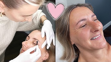 My Mums First Ever Brow Lamination Made Her Look 10 years Younger!
