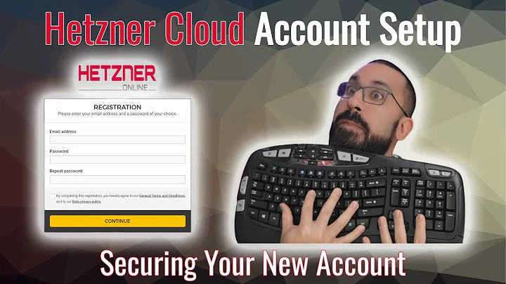 Configurando sua conta no Hetzner Cloud - Protegendo sua nova conta Hetzner