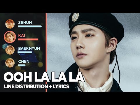 EXO - Ooh La La La  (Line Distribution + Lyrics Color Coded) PATREON REQUESTED